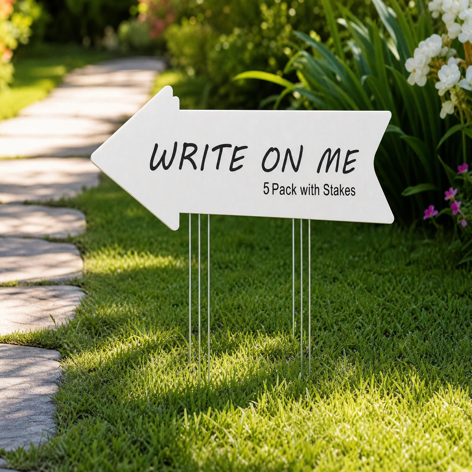 لافتة حديقة فارغة من البلاستيك - مراجعة Yard Sign Blank وسعره