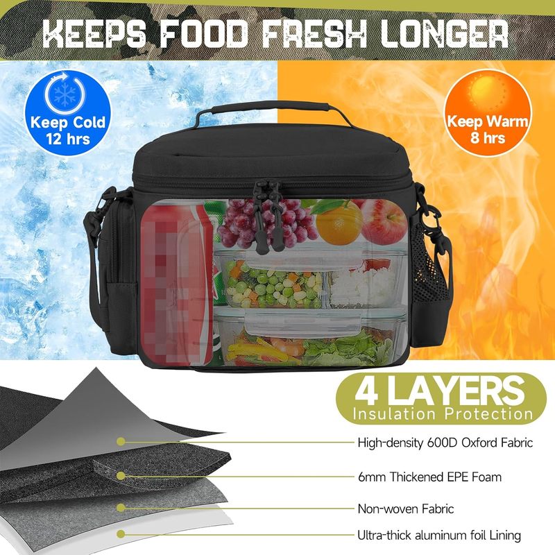 حقيبة غداء معزولة بأسلوب تكتيك - مراجعة Tote Bag Sublimation وسعره