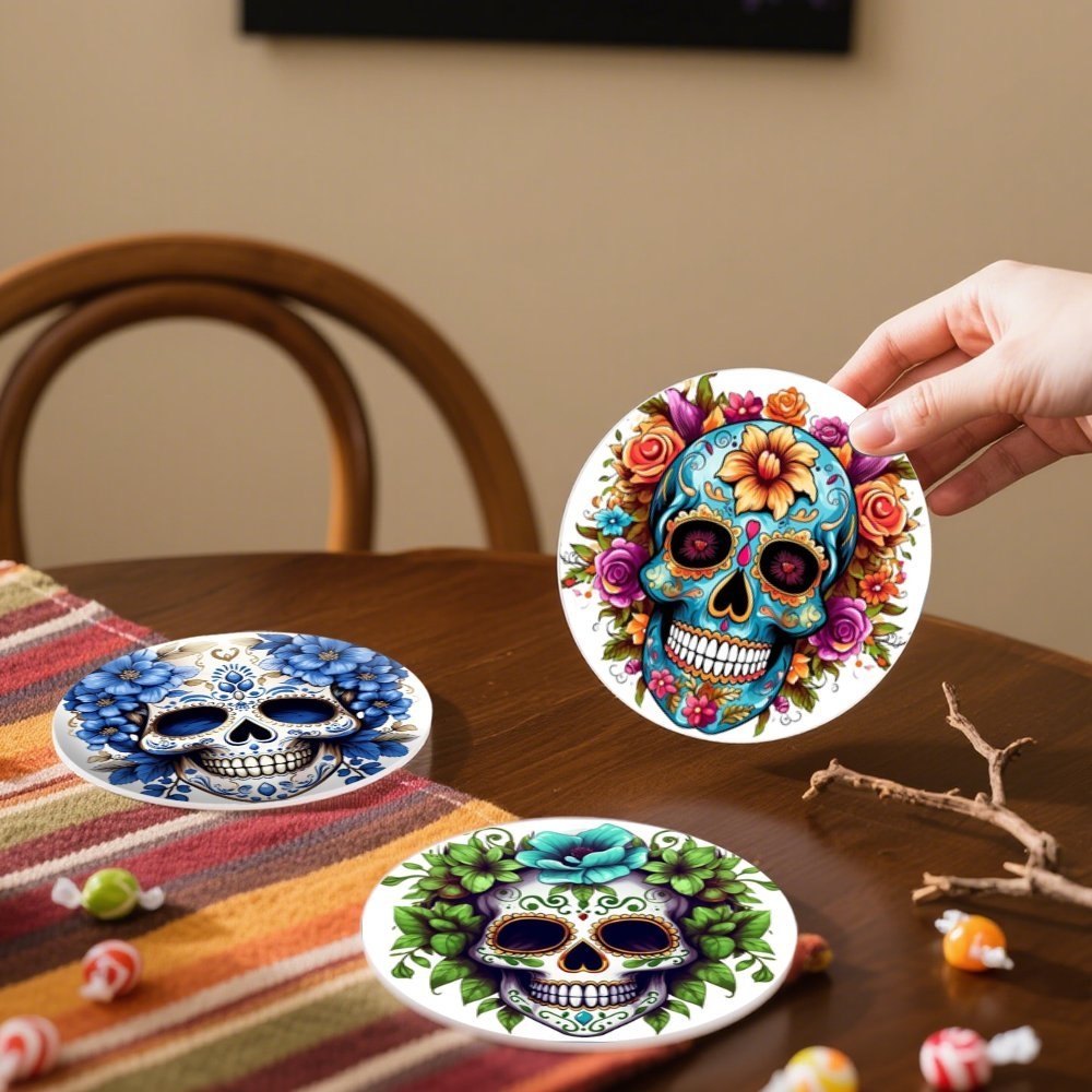 6 قطع من حصيرة أكواب خشبية على - مراجعة Coaster Sublimation Blank وسعره