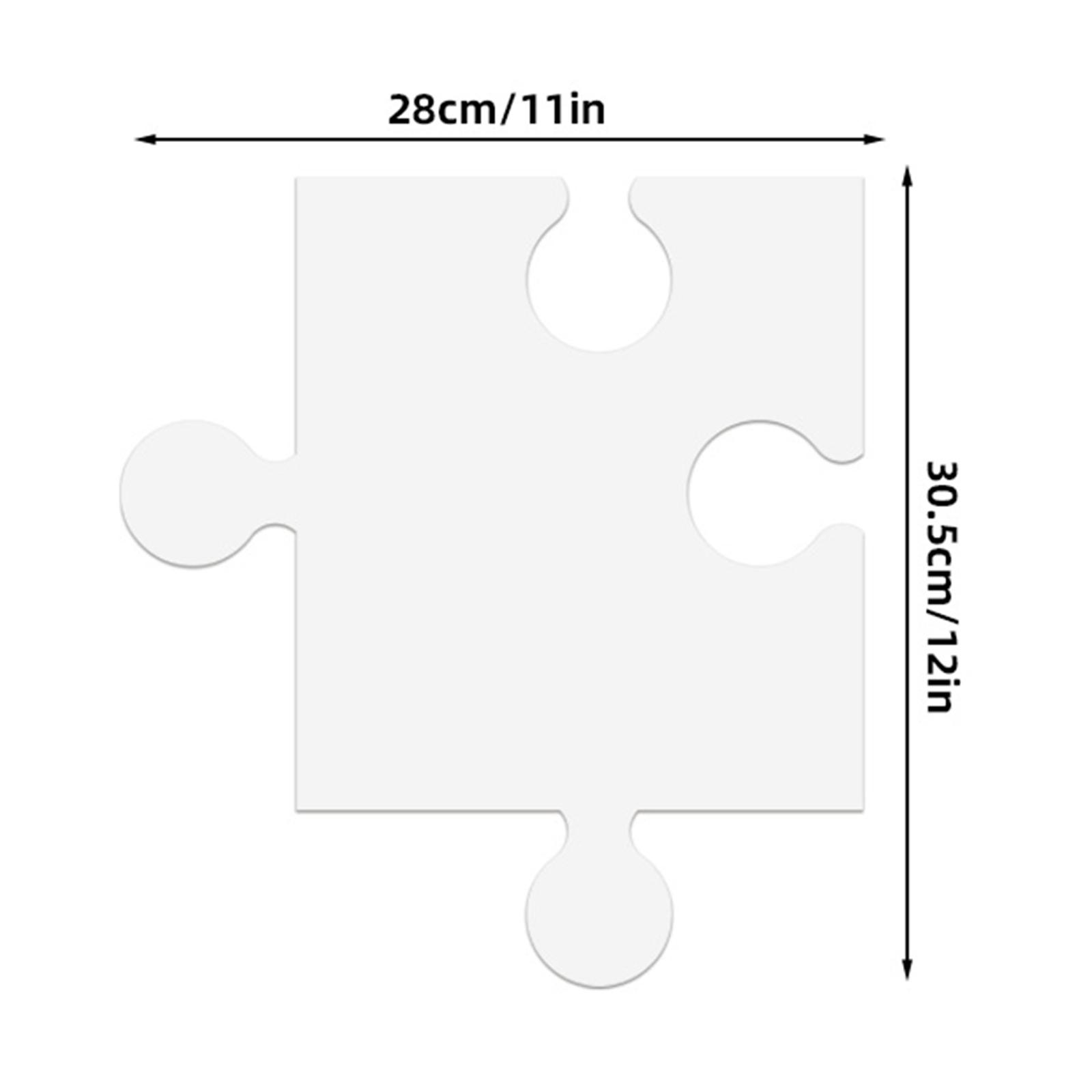24 قطعة من ألواح الألغاز الفار - مراجعة Puzzle Blank White وسعره