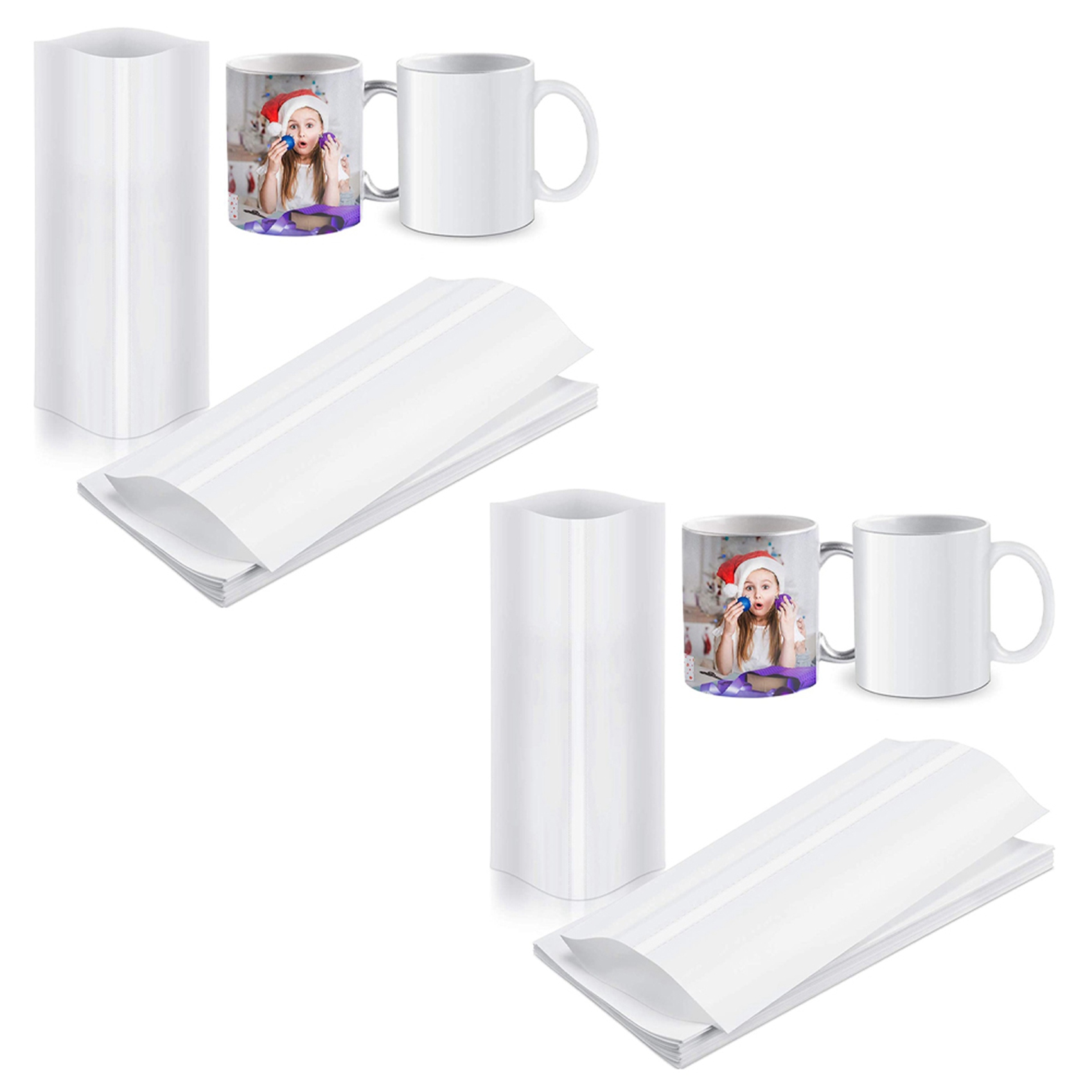 فيلم تغليف حراري قابل للانكماش - مراجعة Sublimation Mug White وسعره